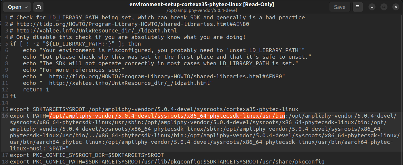 imx8x toolchain